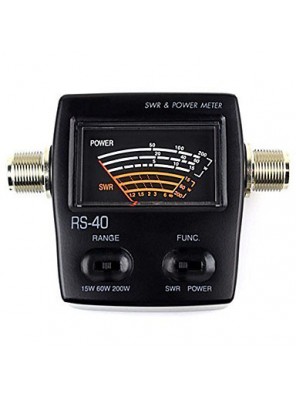 RS-40 Dual Band Standing-Wave Meter Power Meter SWR Meter for Testing SWR Power